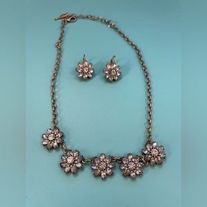 Chloe + Isabel Mirabelle crystal drop earrings mirabelle petite collar necklace